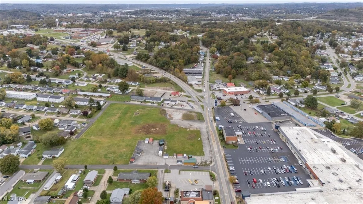 Aerial overview of property's location