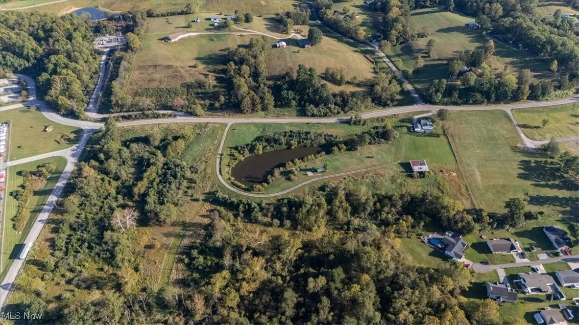 Aerial overview of property's location