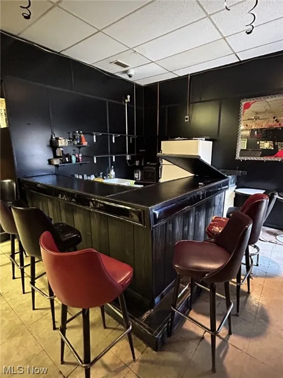 mini bar in party room