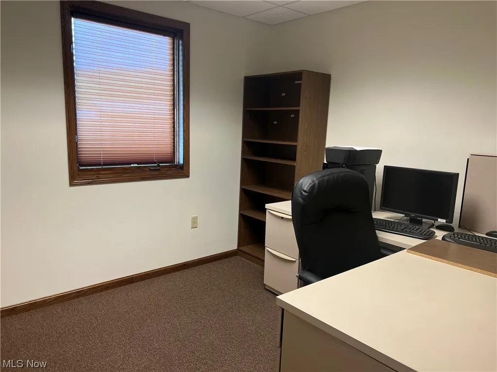 This suite includes office furniture