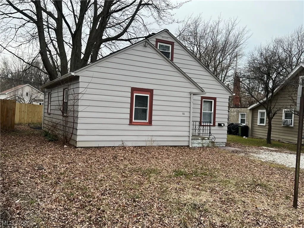View of rear view of property