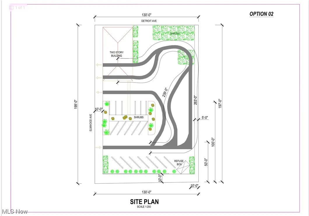 Proposed layout number two