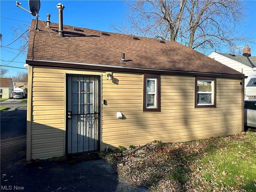 View of back of house