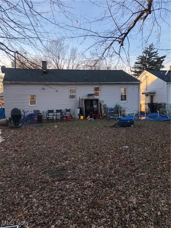 View of back of house