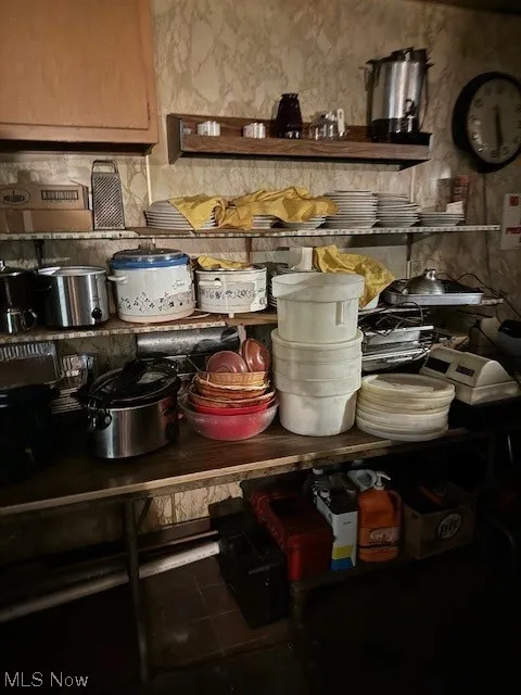 View of storage area