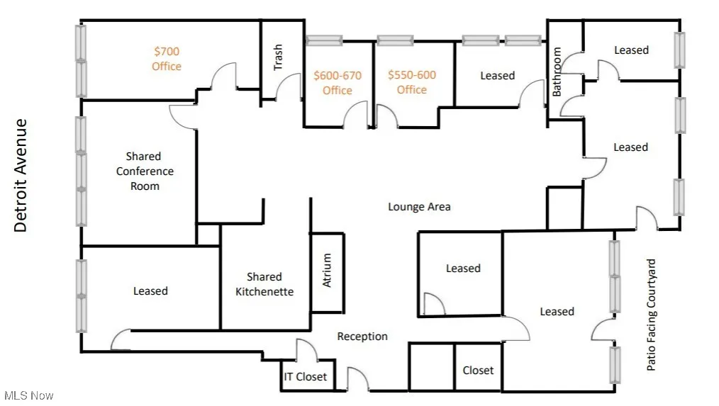 15612-15618 Detroit Avenue, Lakewood, Ohio,MLS Now Listing ID