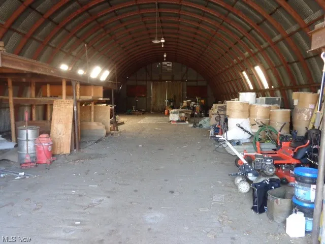 Inside Storage Building