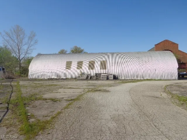 Side of Storage Building