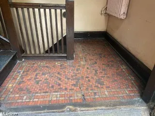 Stairs featuring original tile
