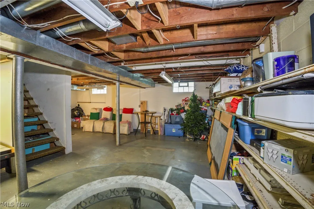 View of basement