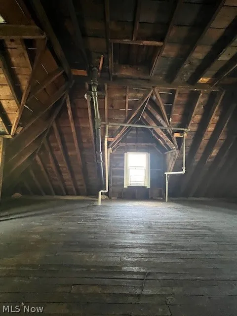 View of attic