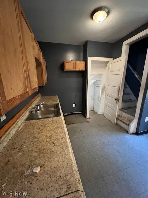 Kitchen featuring sink