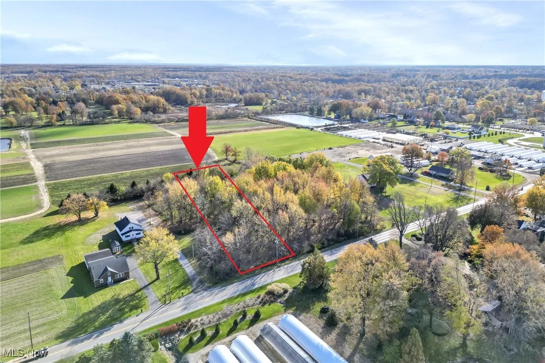 Birds eye view of property - Property lines are approximate
