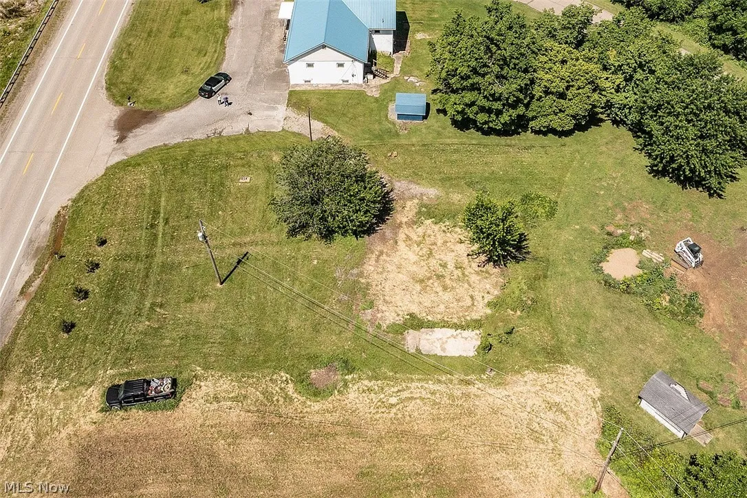 Bird's eye view featuring a rural view
