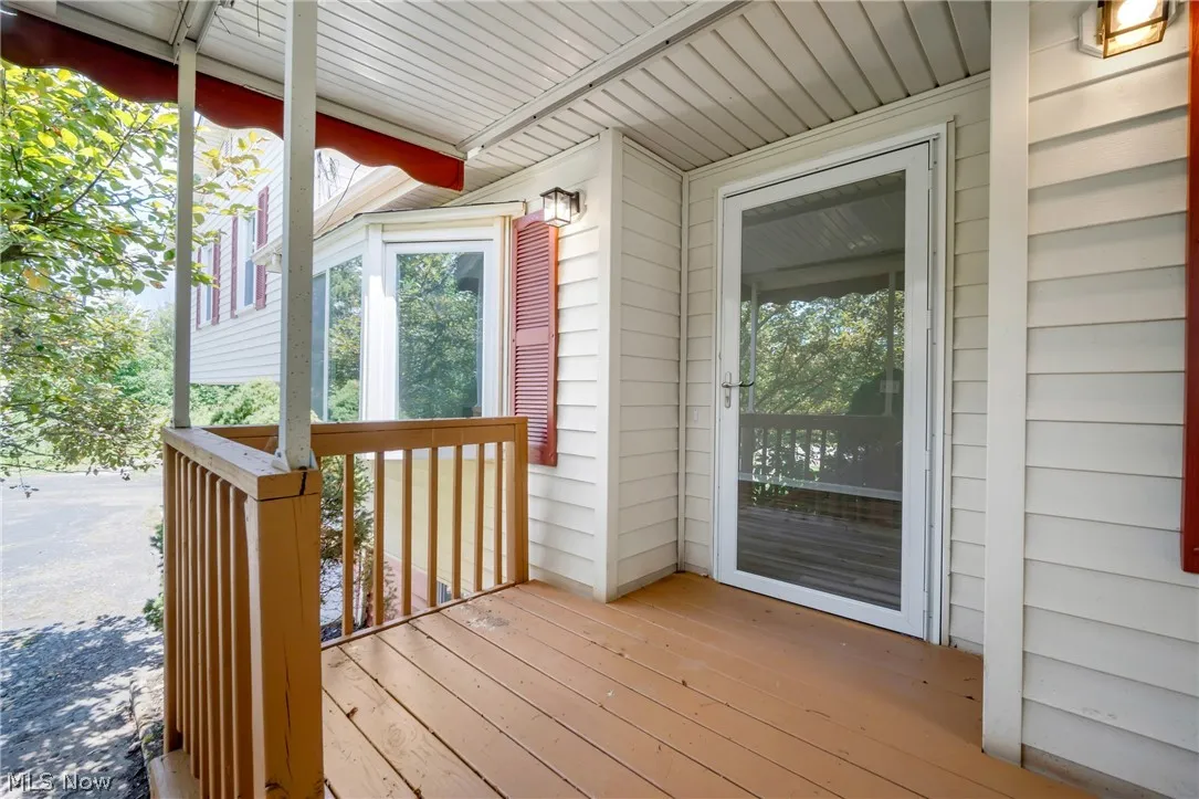 View of deck