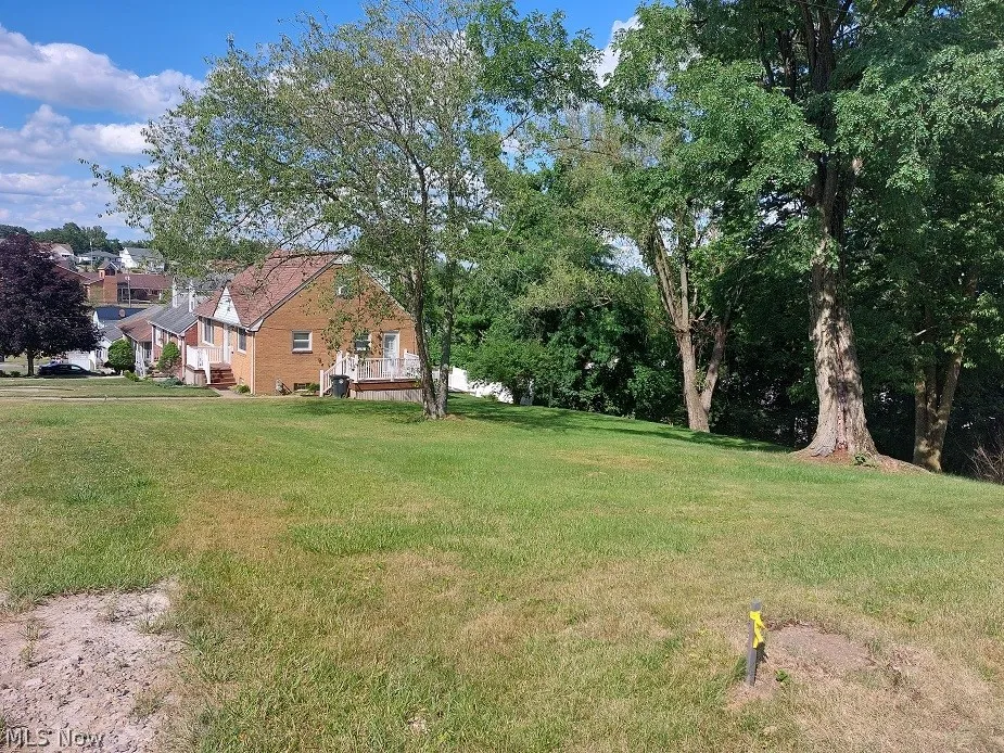 View of yard featuring a deck
