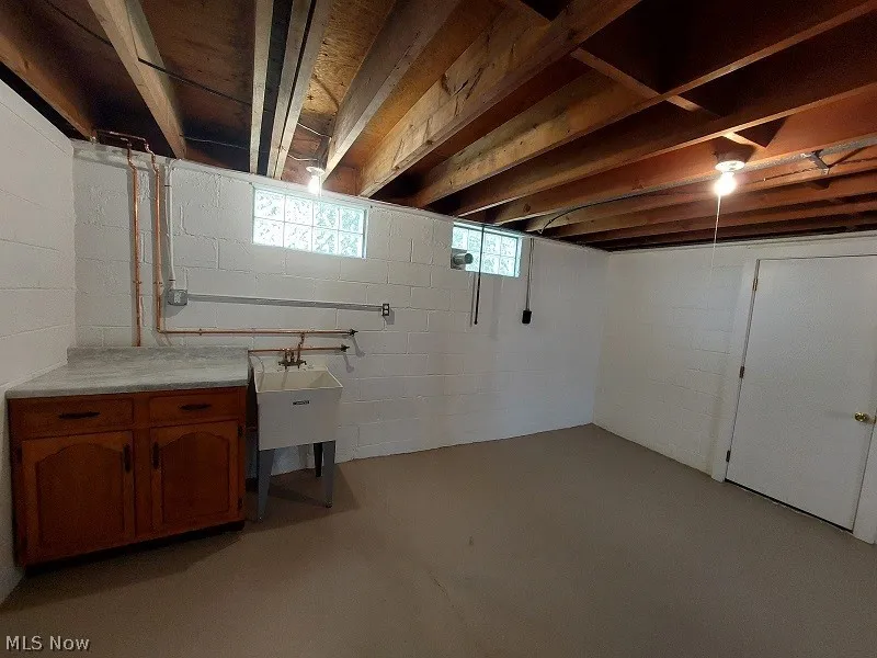 View of basement