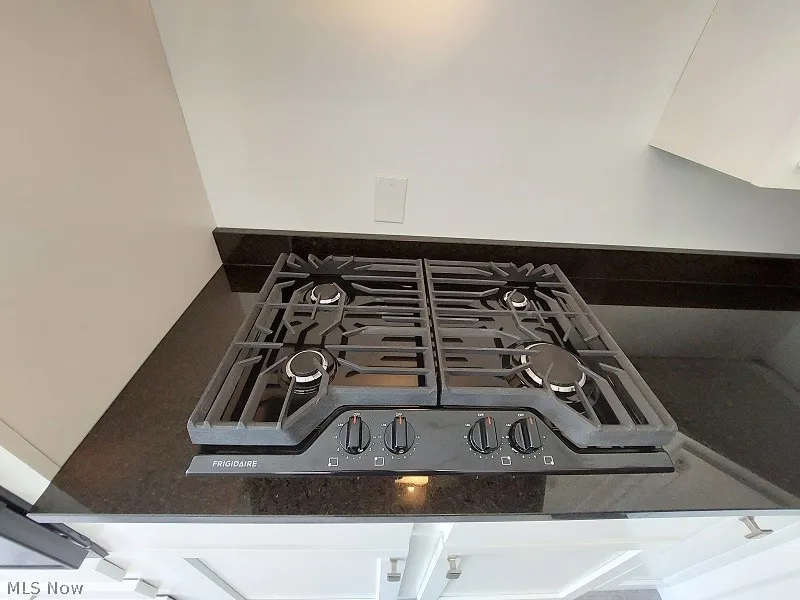 Interior details with white cabinets