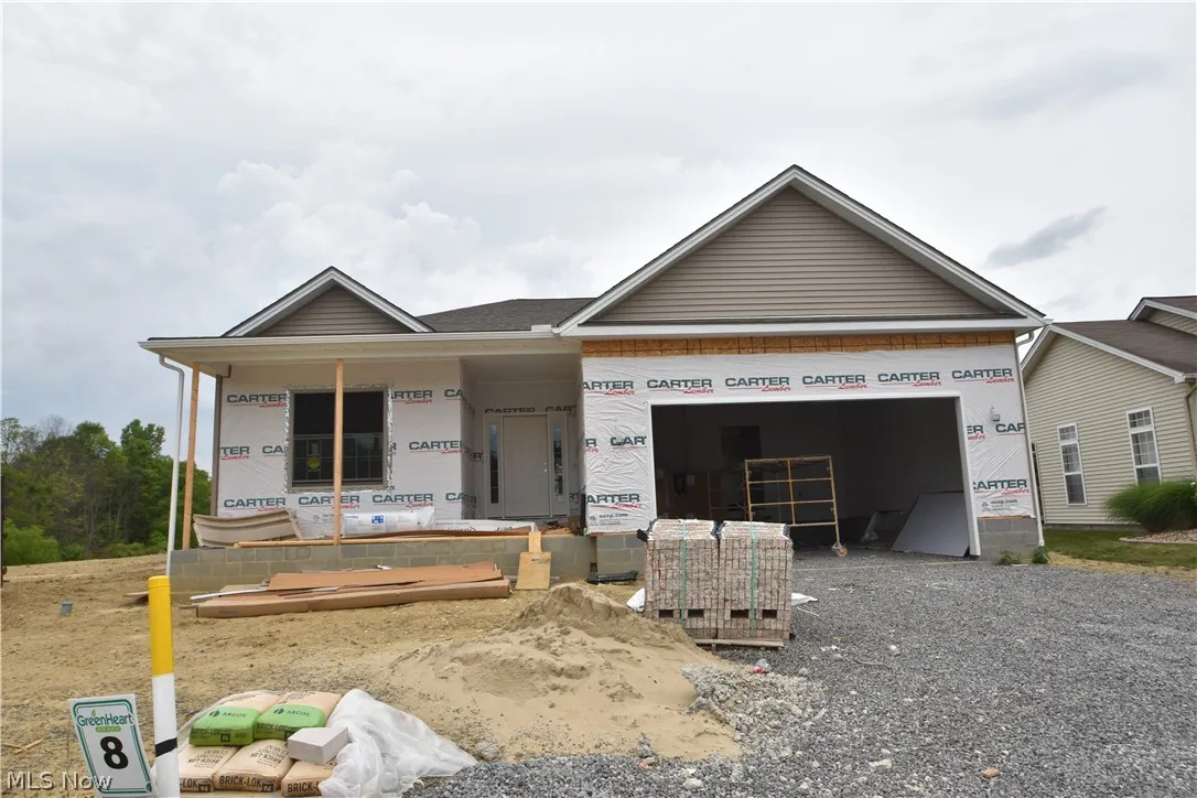 View of property in mid-construction