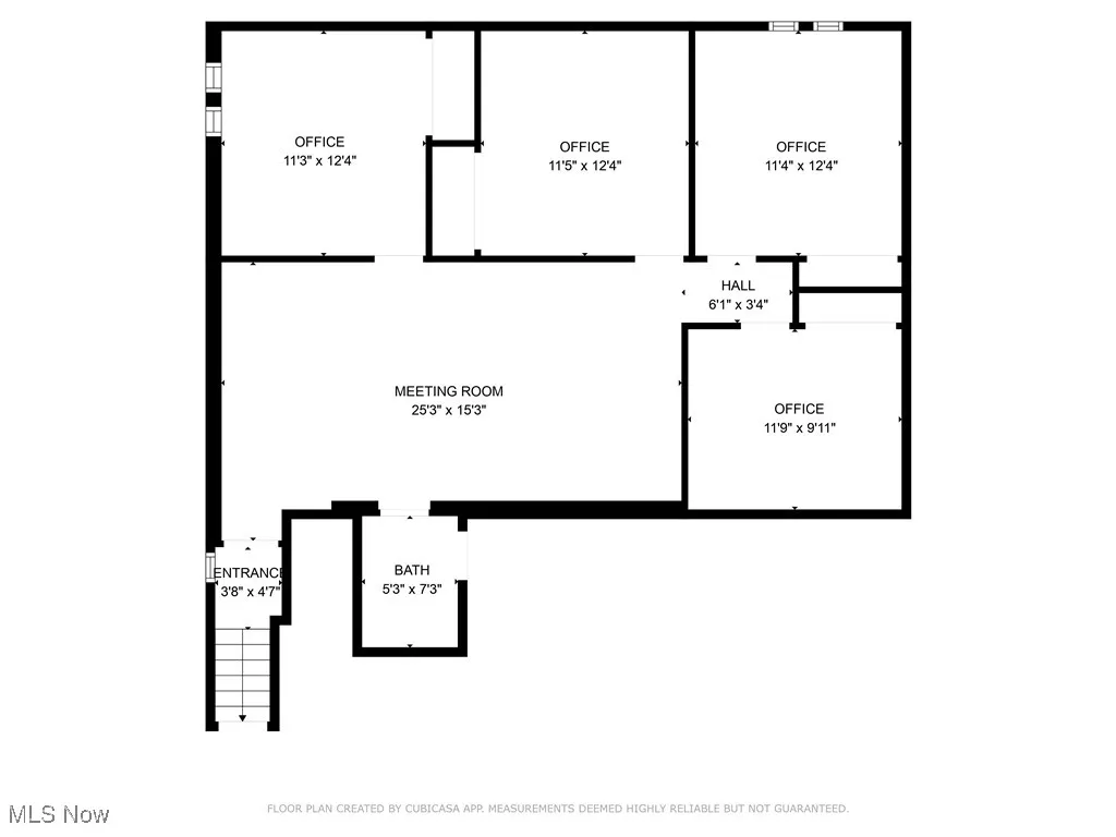 Floor plan of first floor