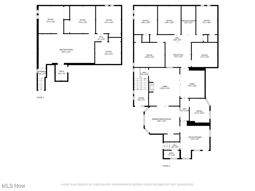Floor plan of all floors