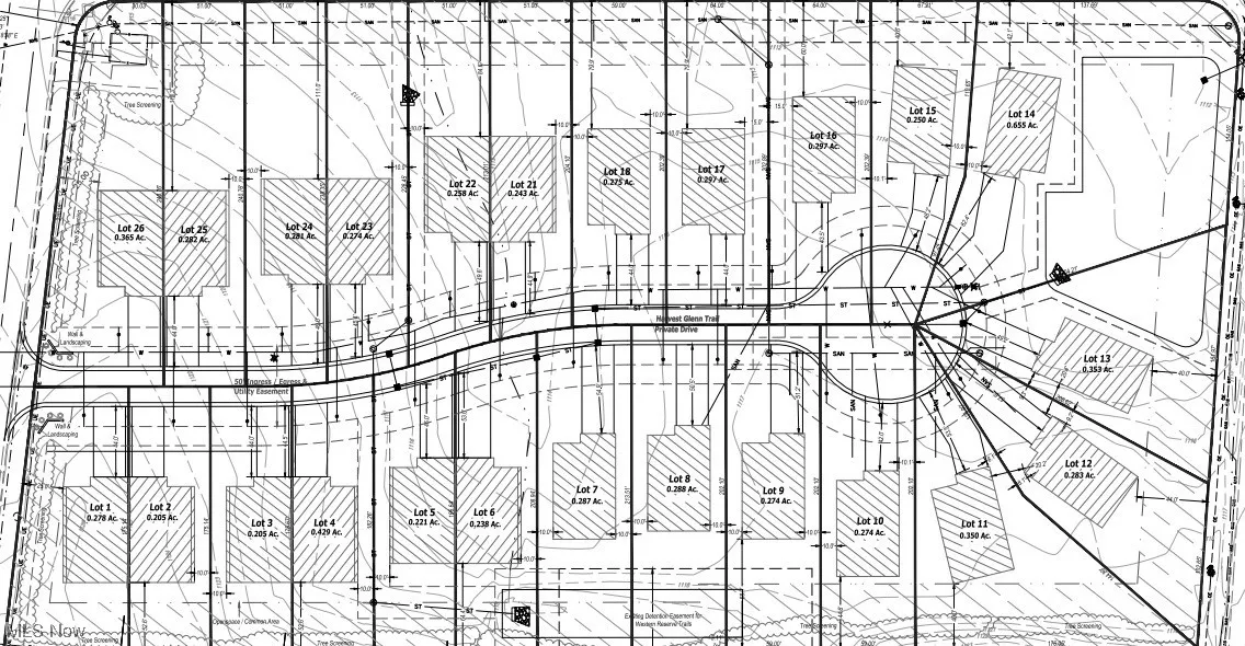 Map of parcels