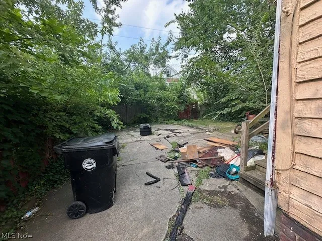 View of patio
