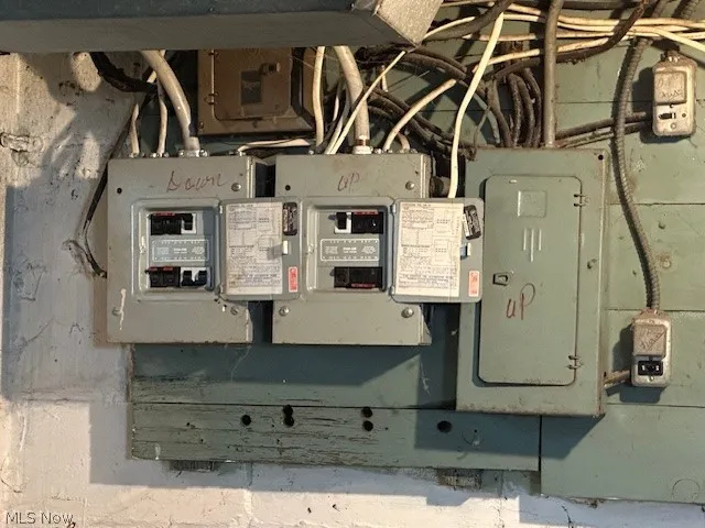 Utility room with electric panel