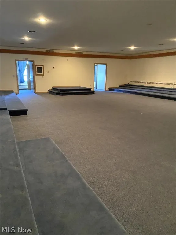 Carpeted large room
