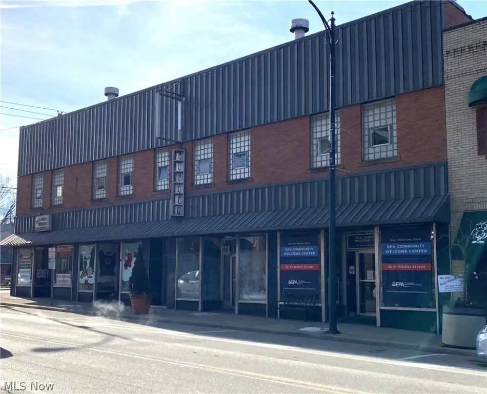 View of building from Market St. in East Palestine, OH.