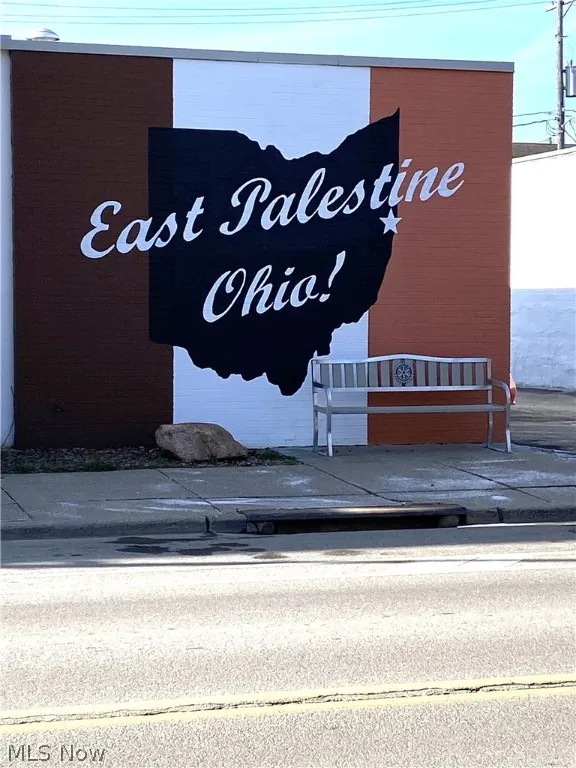 View of community sign.
