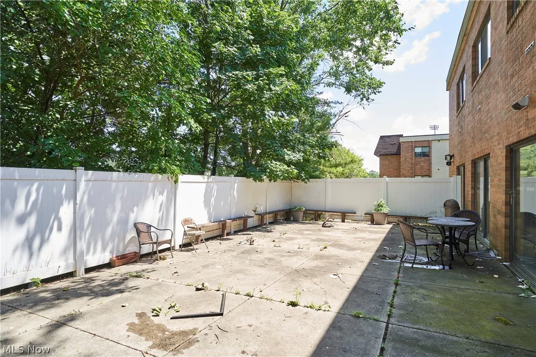 View of patio