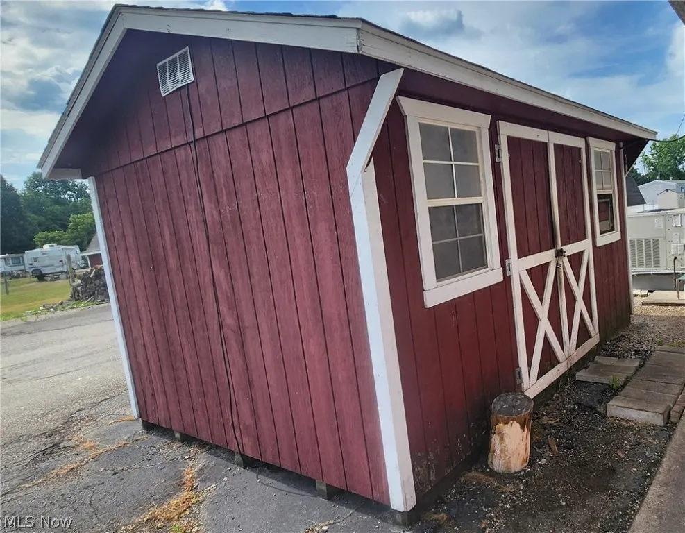 View of outdoor structure