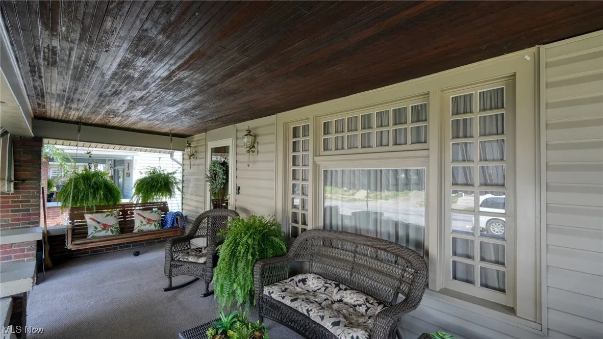 View of patio / terrace with a porch