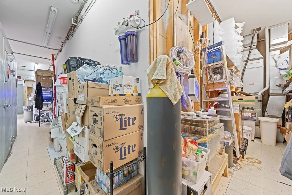 View of storage area