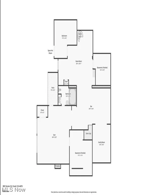 Floor plan Lower Level