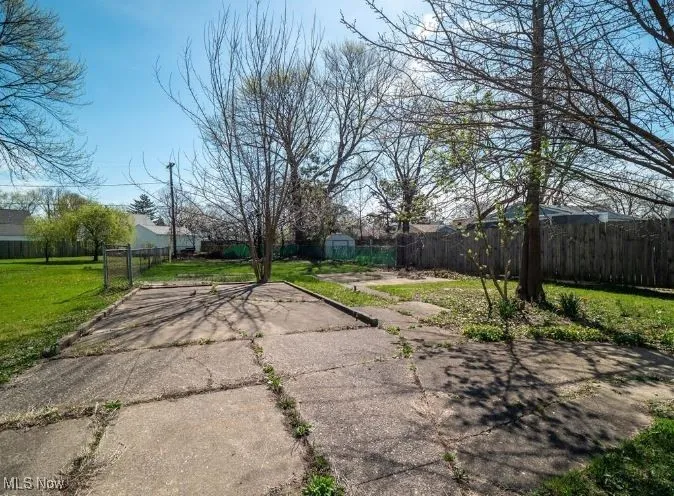 View of yard