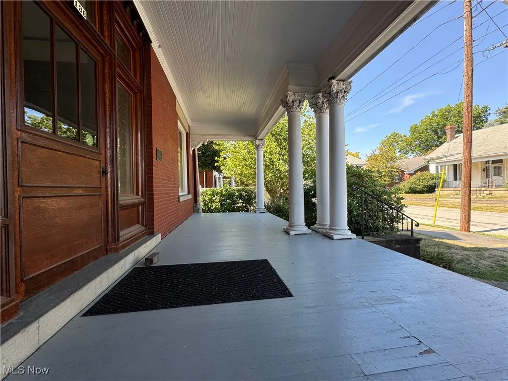 View of patio / terrace with a porch