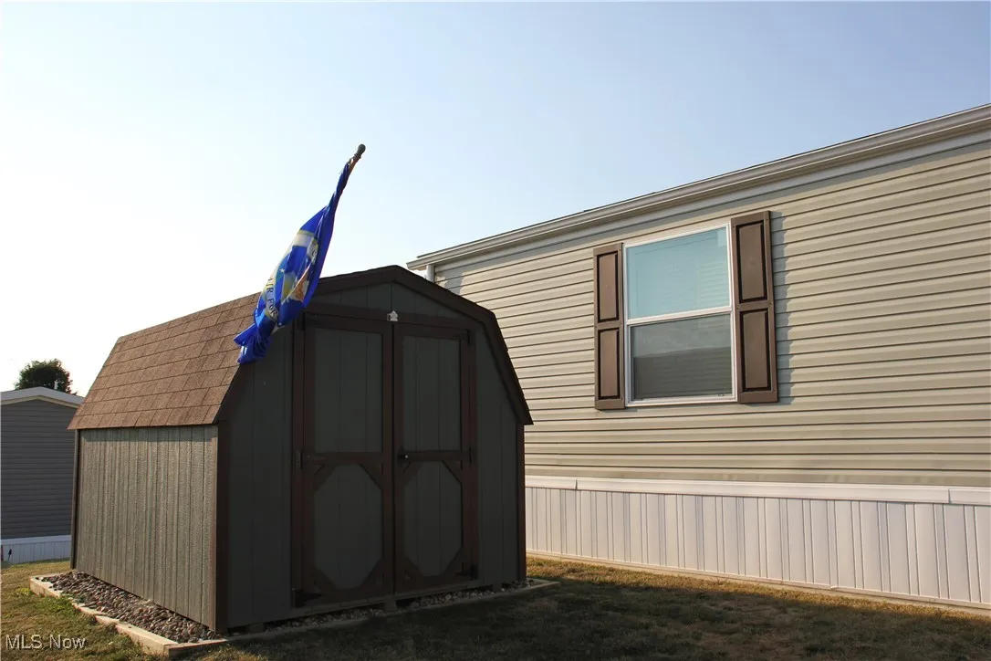 View of outbuilding