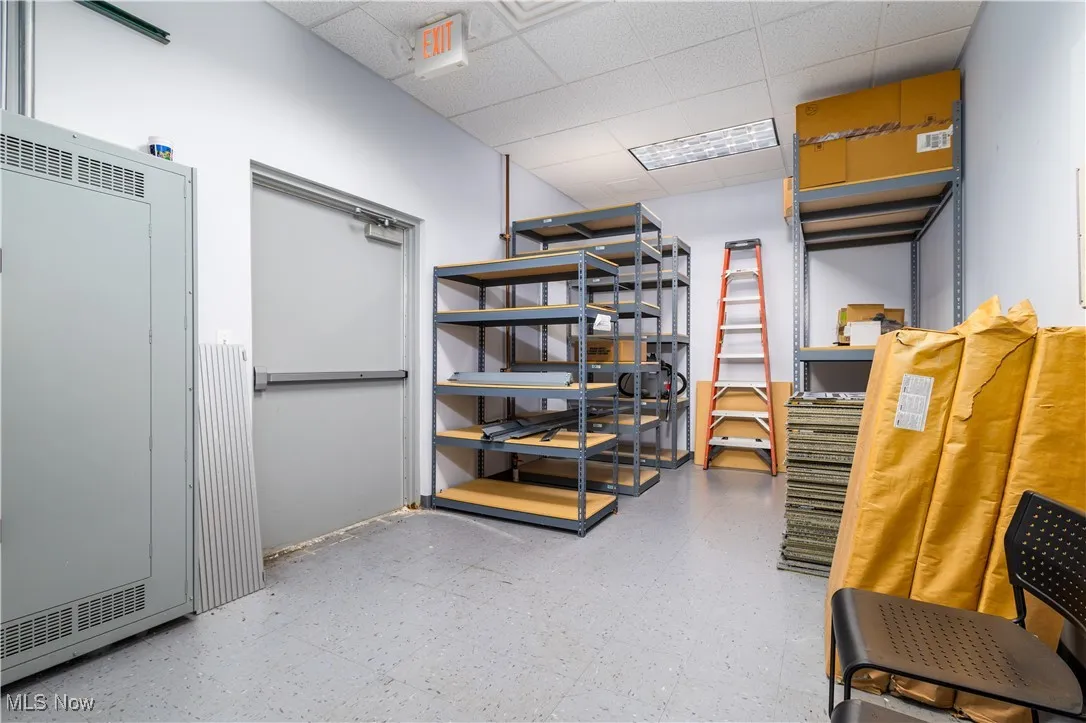 View of storage area