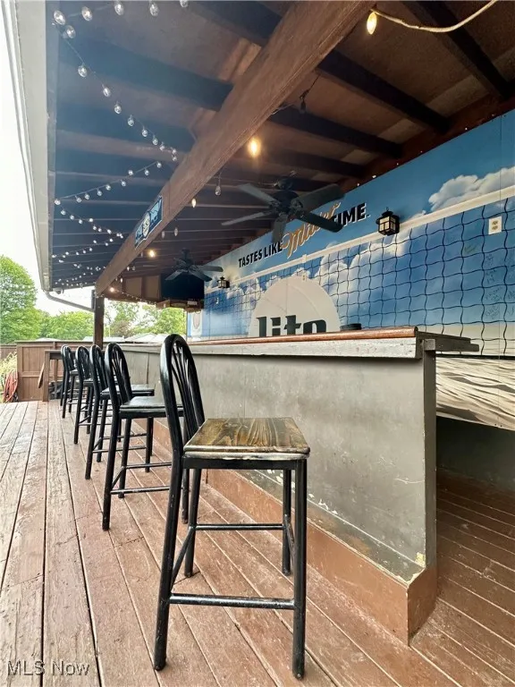 Outdoor bar