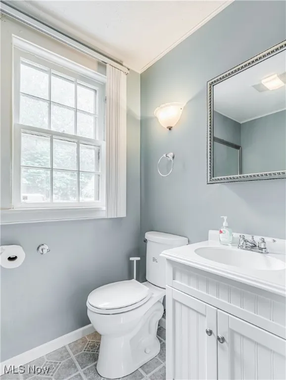 Full bathroom located in family room