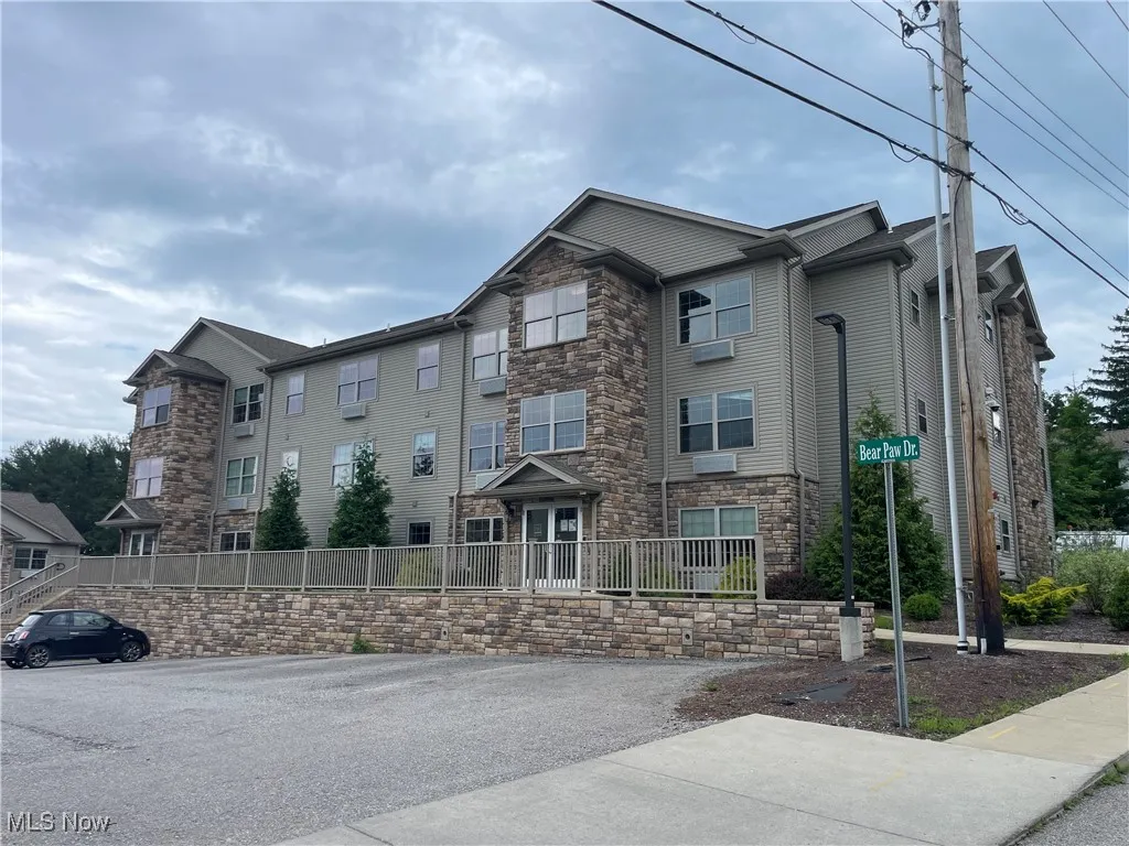View of building exterior of Topper Village buildings