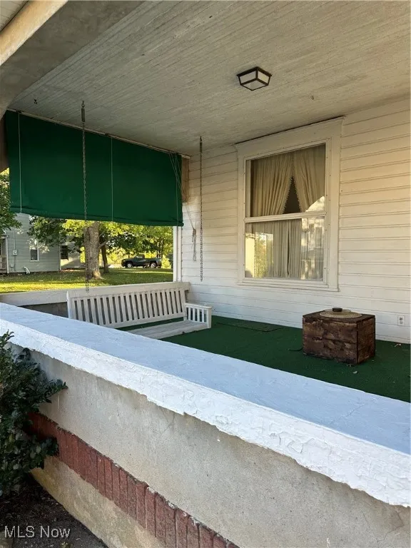 View of front patio