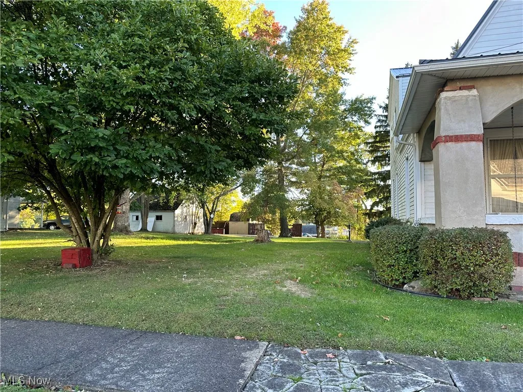 View of yard and additional lot