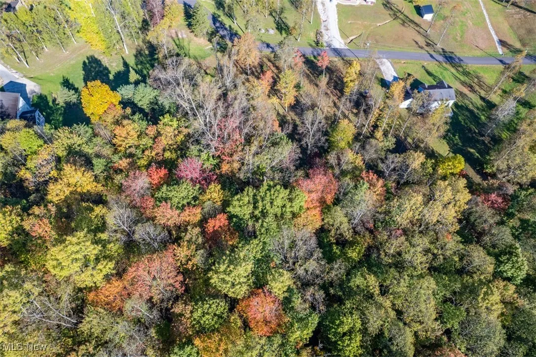 Aerial view featuring a rural view
