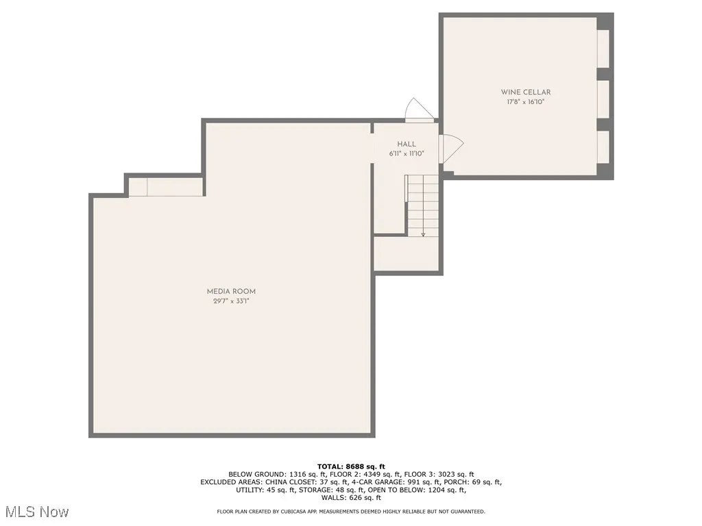 Lower Level Floor Plan