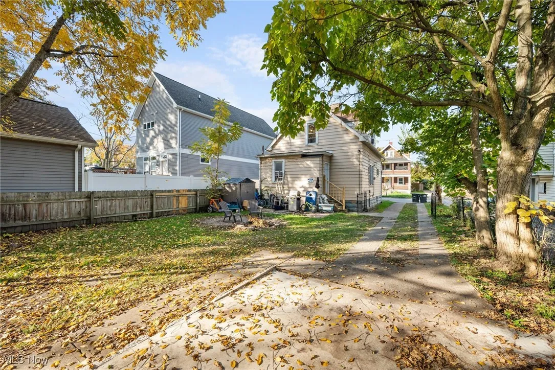 Rear view of property featuring a patio