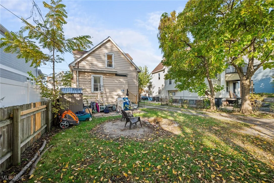 Back of property featuring a patio area