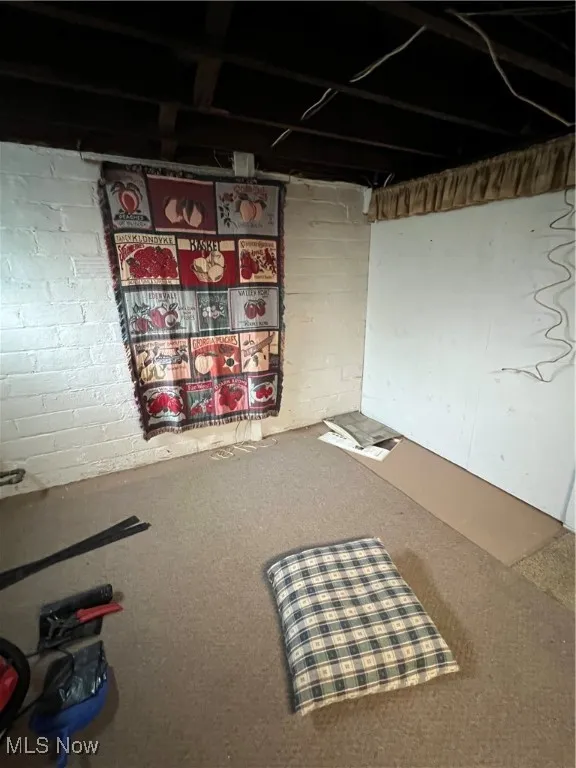View of basement